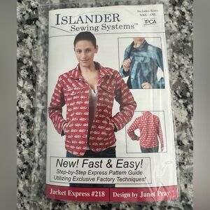 Islander Sewing Systems Pattern- Jacket Express #218